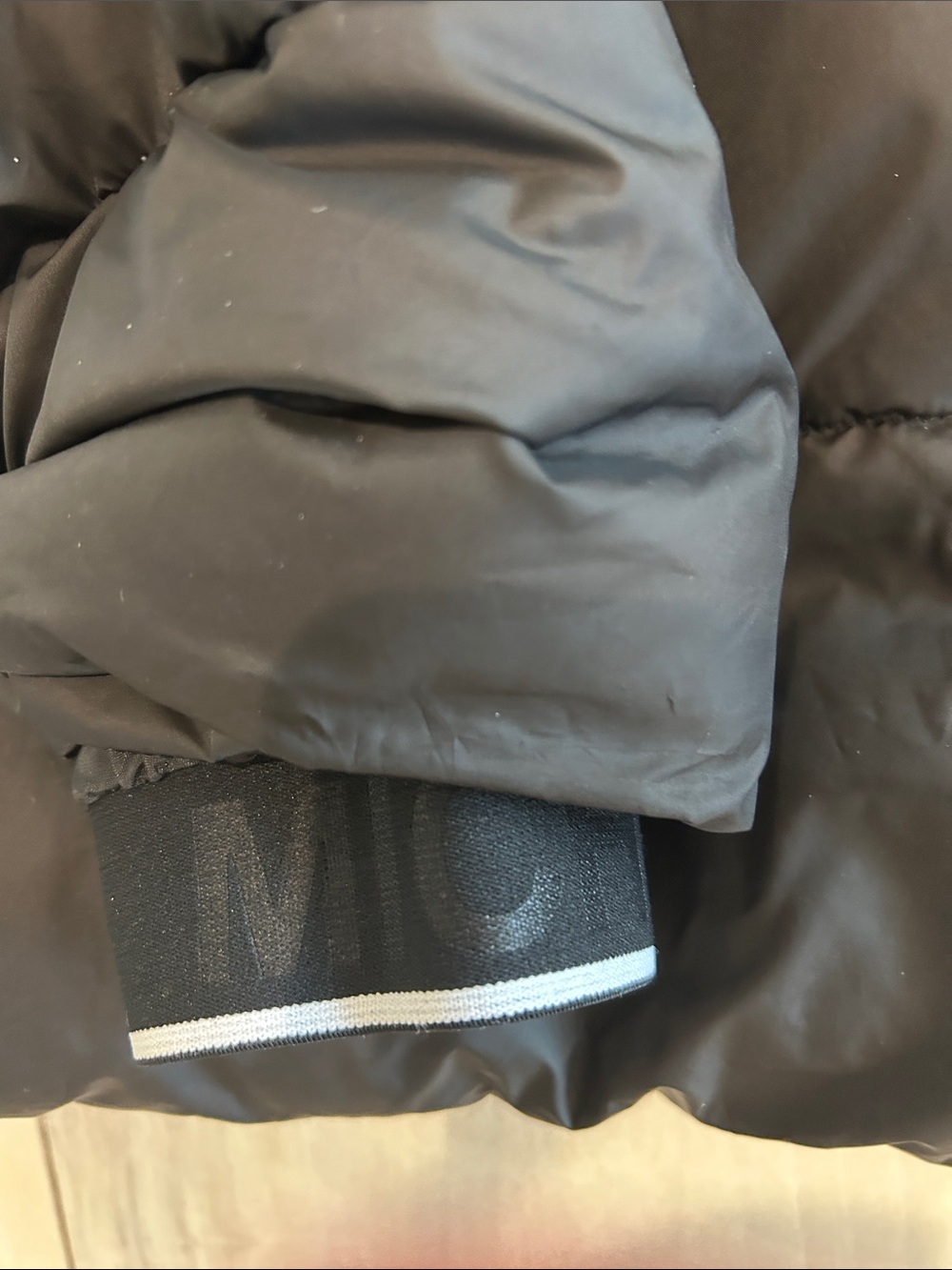 Michael Kors Kids Black Hooded Puffer with Contrast Zip - Picture 5 of 6